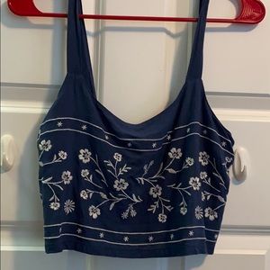 Pacsun LA Hearts Cropped Tank